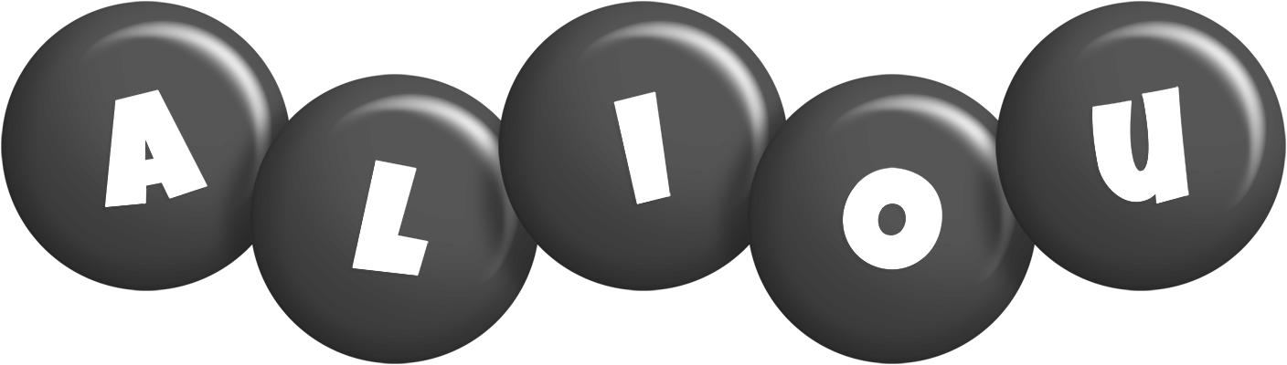 Aliou candy-black logo