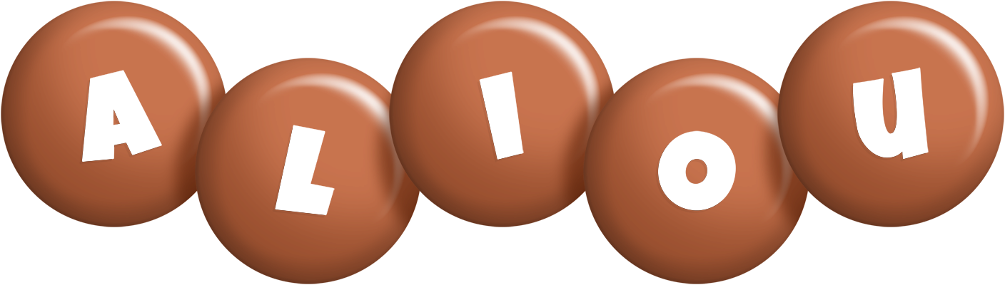 Aliou candy-brown logo