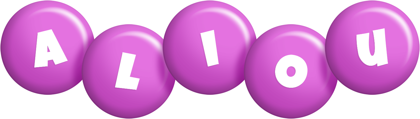 Aliou candy-purple logo