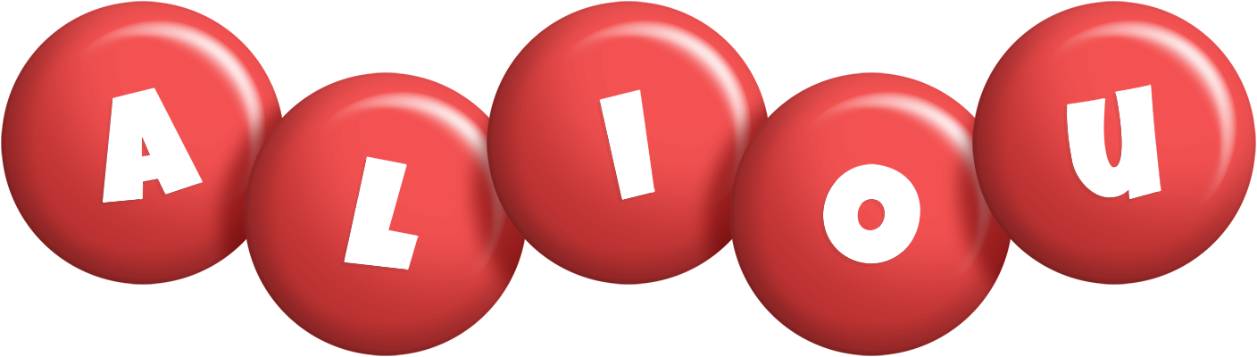 Aliou candy-red logo