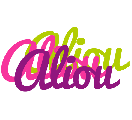Aliou flowers logo