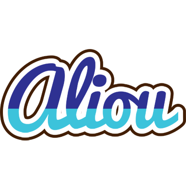 Aliou raining logo