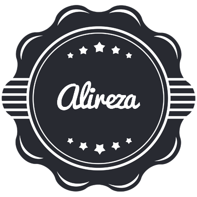 Alireza badge logo