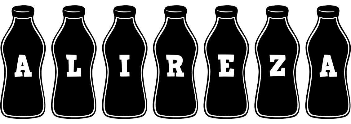 Alireza bottle logo
