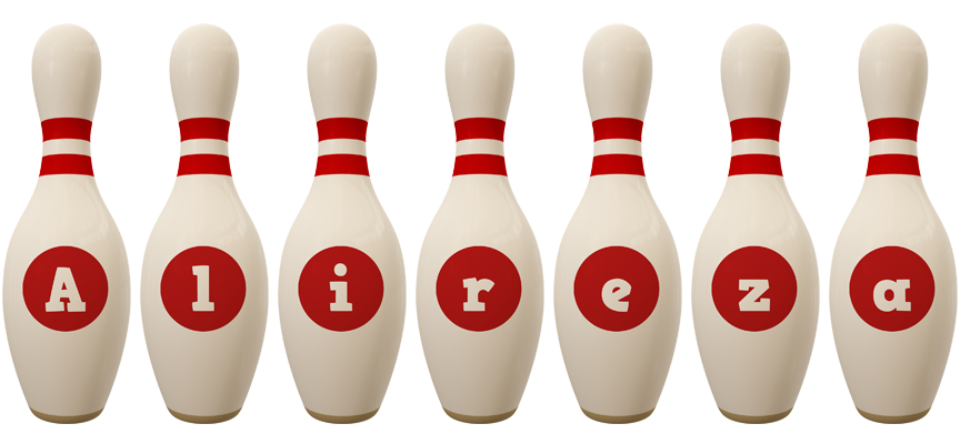 Alireza bowling-pin logo