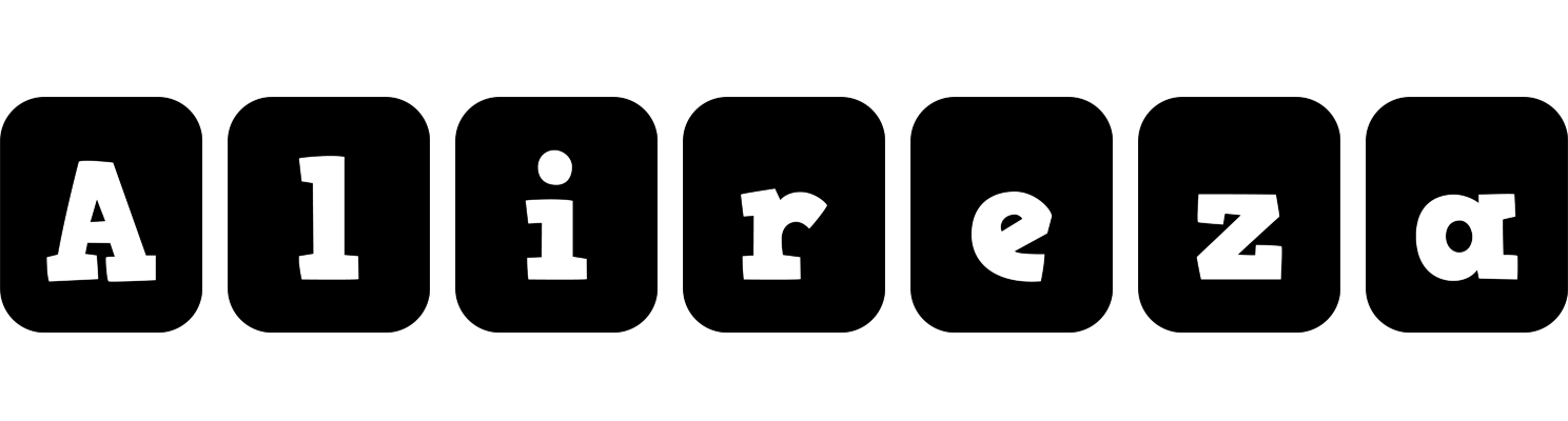 Alireza box logo