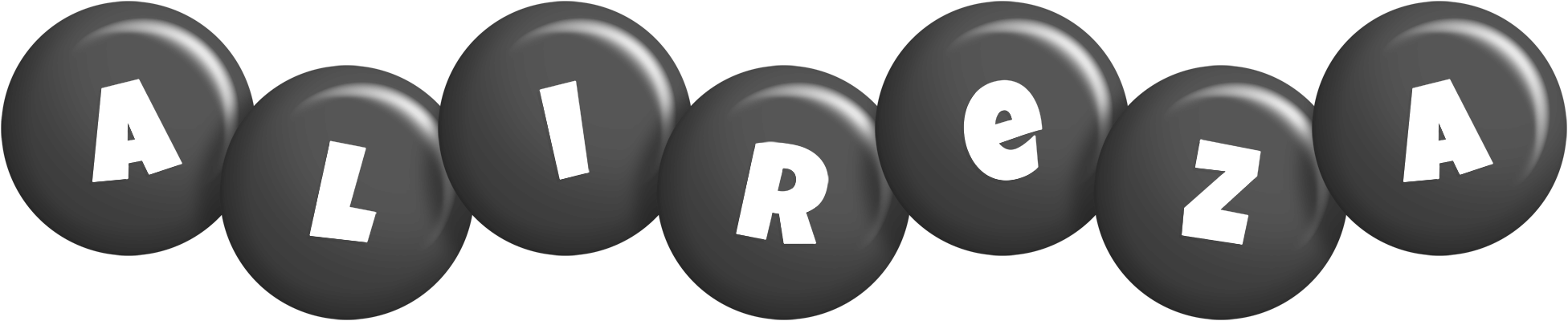 Alireza candy-black logo