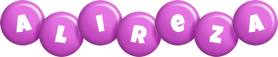 Alireza candy-purple logo