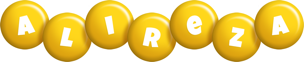 Alireza candy-yellow logo