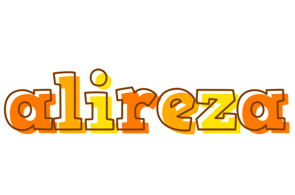 Alireza desert logo