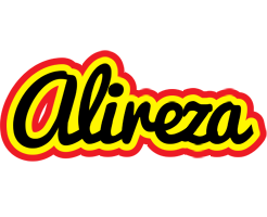 Alireza flaming logo