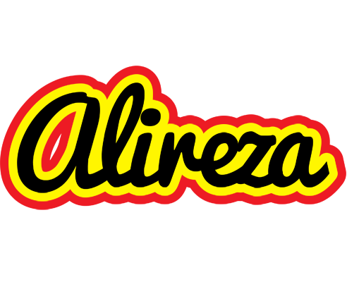 Alireza flaming logo