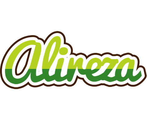 Alireza golfing logo