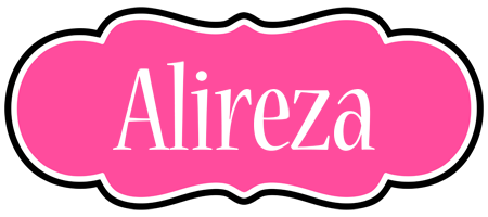 Alireza invitation logo