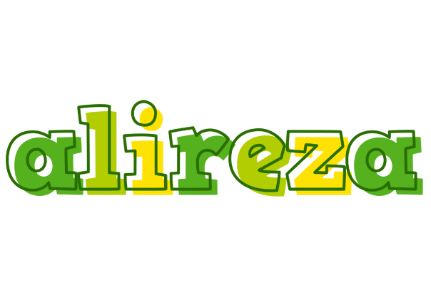 Alireza juice logo
