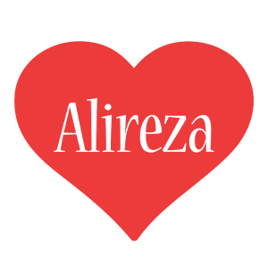 Alireza love logo