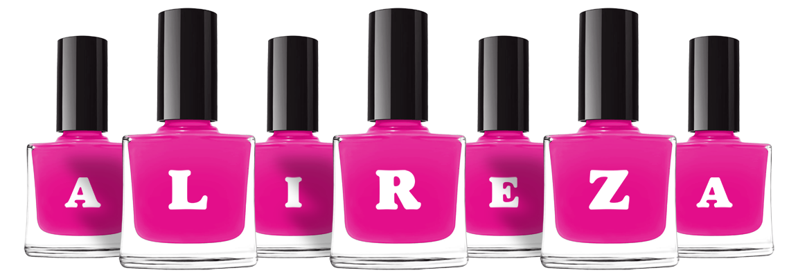 Alireza nails logo