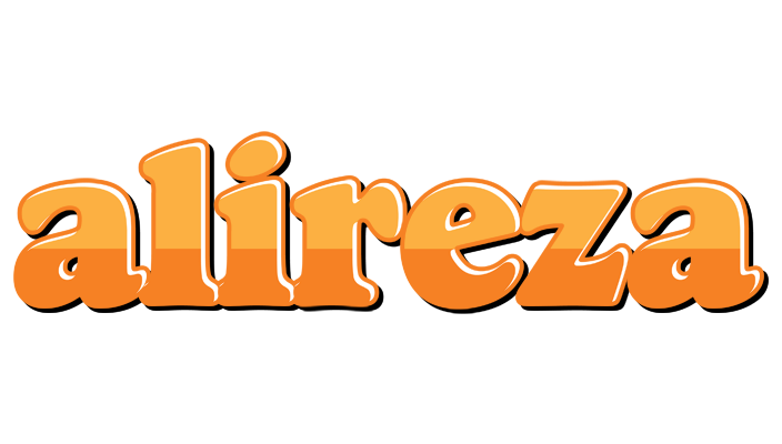 Alireza orange logo