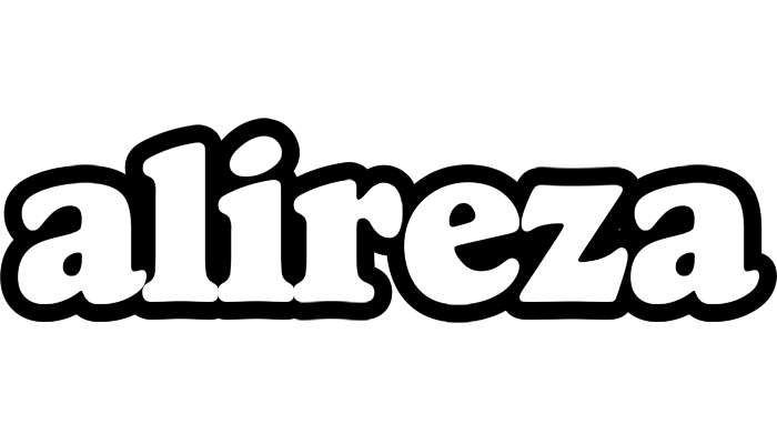 Alireza panda logo