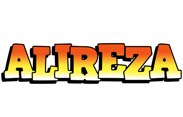 Alireza sunset logo