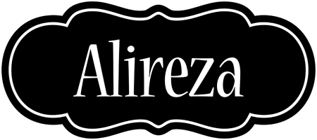 Alireza welcome logo