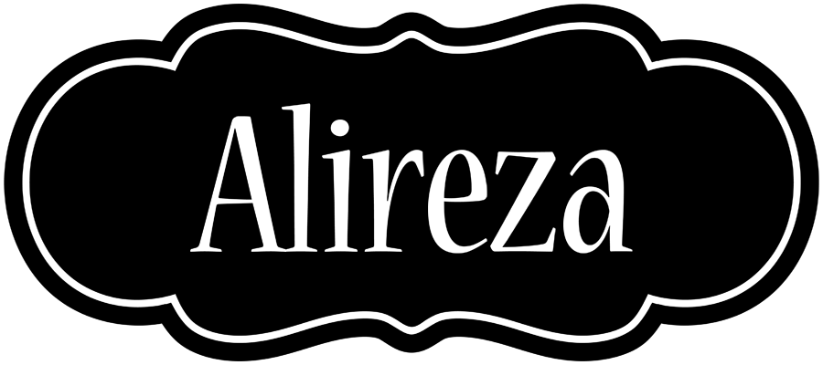 Alireza welcome logo