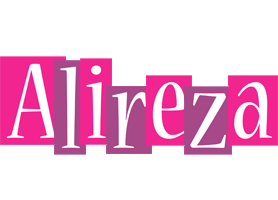 Alireza whine logo