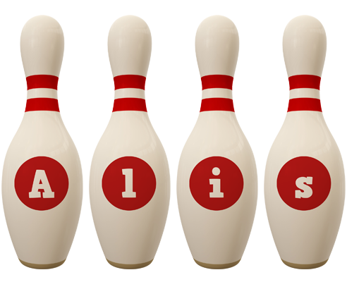 Alis bowling-pin logo