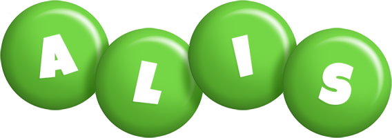 Alis candy-green logo