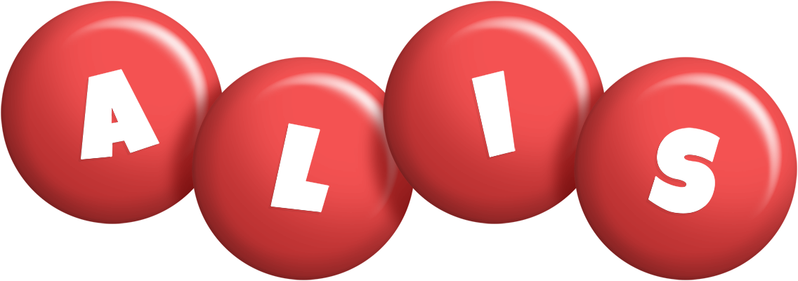 Alis candy-red logo