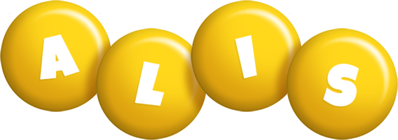 Alis candy-yellow logo