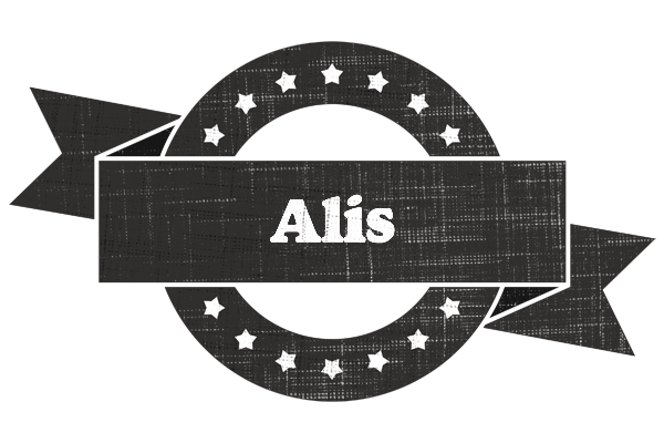 Alis grunge logo