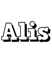Alis snowing logo