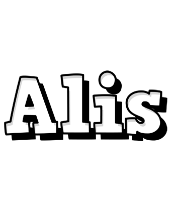 Alis snowing logo