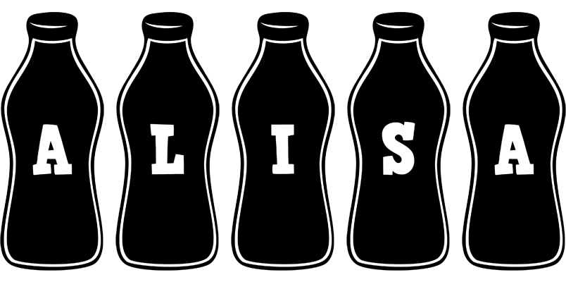 Alisa bottle logo