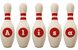 Alisa bowling-pin logo
