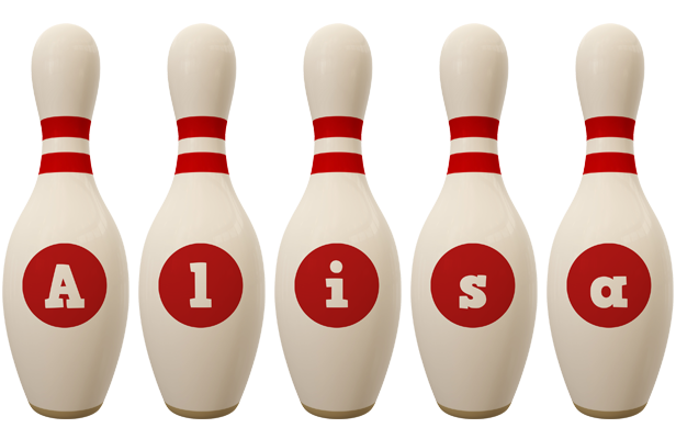 Alisa bowling-pin logo