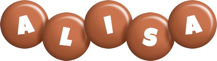 Alisa candy-brown logo