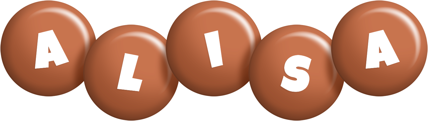 Alisa candy-brown logo