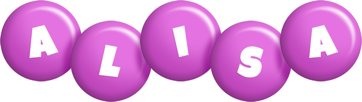 Alisa candy-purple logo
