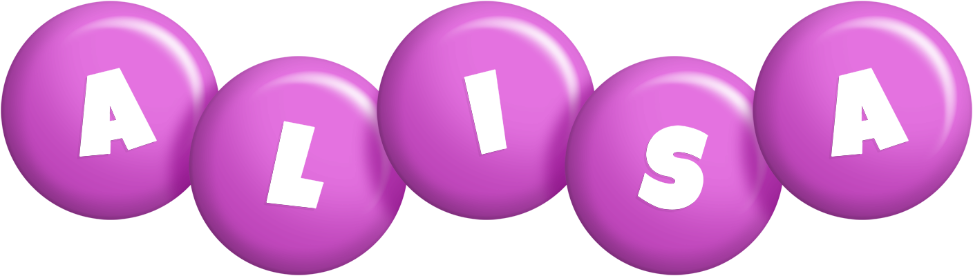 Alisa candy-purple logo