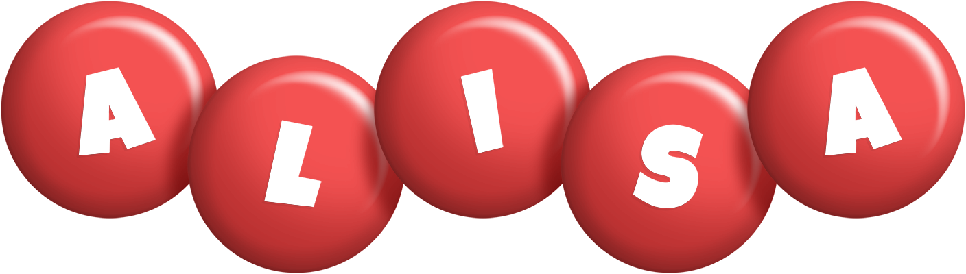Alisa candy-red logo