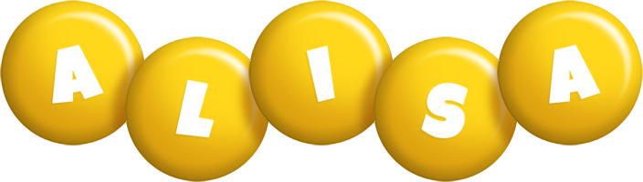 Alisa candy-yellow logo