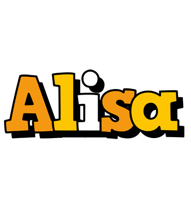 Alisa cartoon logo