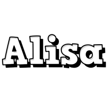 Alisa snowing logo