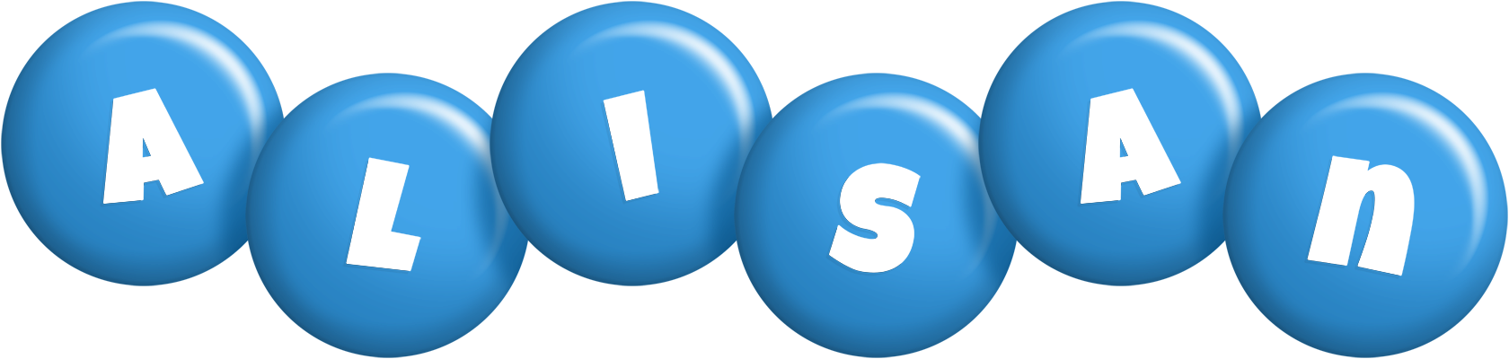 Alisan candy-blue logo