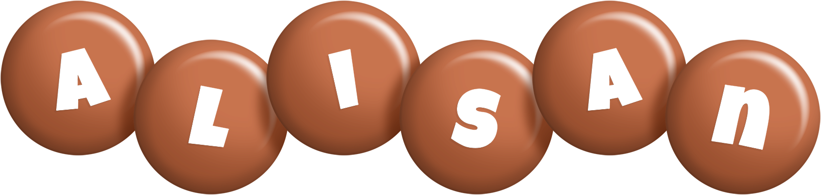 Alisan candy-brown logo