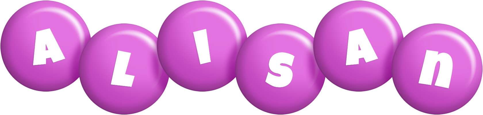 Alisan candy-purple logo