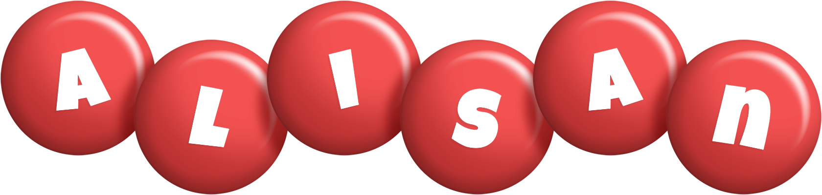 Alisan candy-red logo