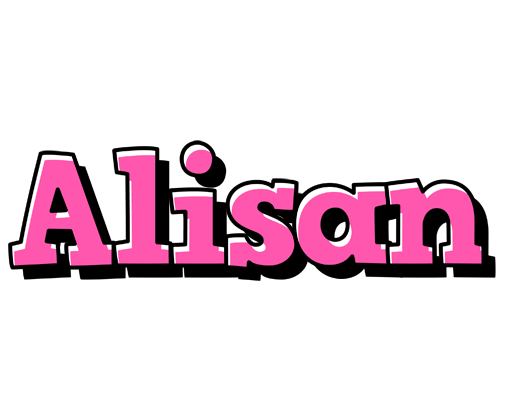 Alisan girlish logo
